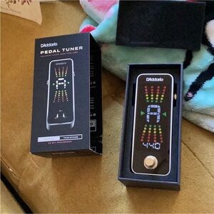 D'Addario Pedal Guitar Tuner New In Box